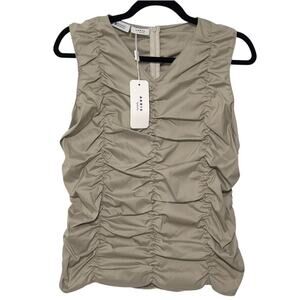 NWTs Akris Punto Ruched Sleeveless Blouse (14)